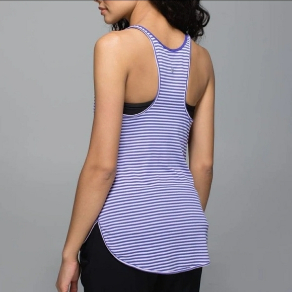 Striped Racerback Tank Tops - Picture 2 of 7
